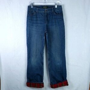 Eddie Bauer Fully lined Womans Jeans Size 6